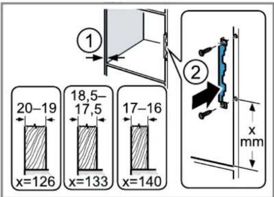 Junker JG4119260 - Preparing the upper cabinet - 1