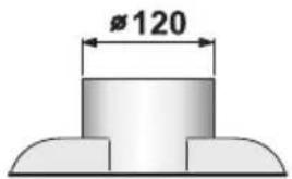 Junker JD66WS50 - Air connector ∅ 120 mm - 1