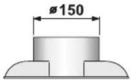 Junker JD66WS50 - Air connector 150 mm - 1