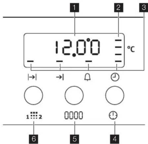Juno Electrolux JOO55100X - Fonctions de l'horloge - 1