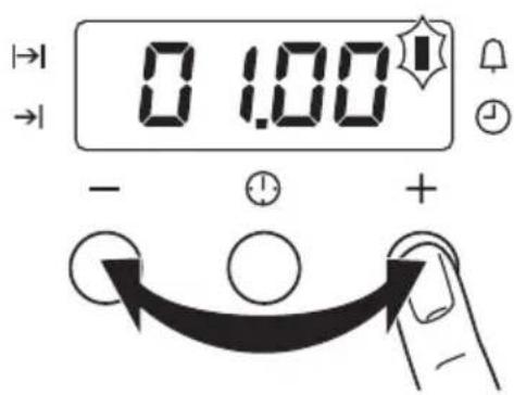 Juno Electrolux JON53100X - Réglage des fonctions de l'horloge - 1