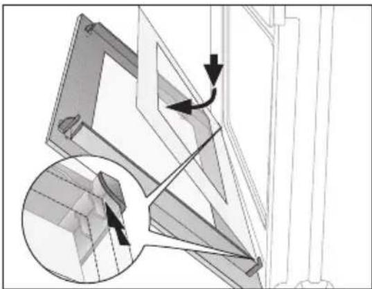 Juno Electrolux JEH45312E - Montage de la vitre de la porte - 1
