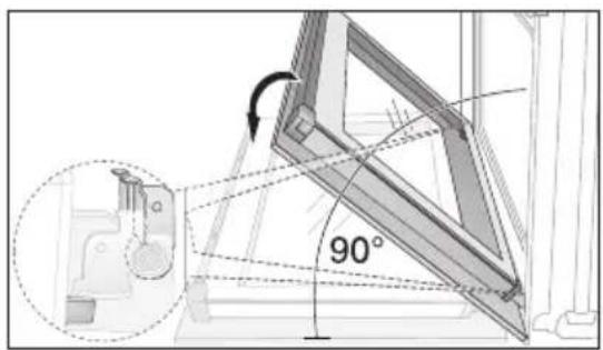 Juno Electrolux JEH32002E - Accrochage de la porte du four - 2
