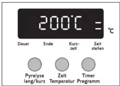 Juno Electrolux JEH26321E - Affichage du niveau de préchauffage du four - 1