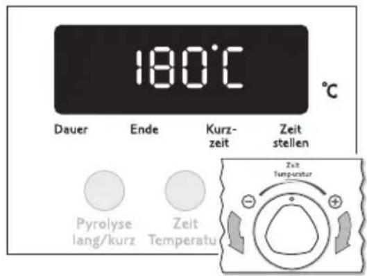 Juno Electrolux JEH26321E - Modifier la température du four - 1