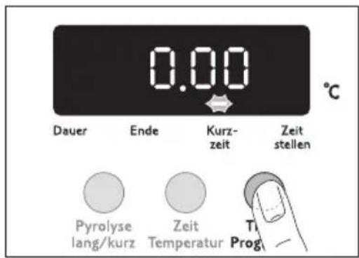Juno Electrolux JEH26321E - Savoir qu'elle est l'heure sélectionnée ou quel est le temps restant - 1
