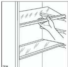 Juno Electrolux JDN44140 - Movable shelves - 1
