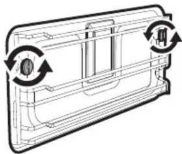 SMEG SF4102MCN - Démontage des glissières de support pour grilles / lèchefrites - 1