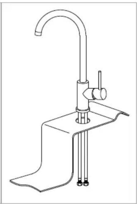 INVENTUM IMK600RVS - installment van de(AP) mengkraan - 3