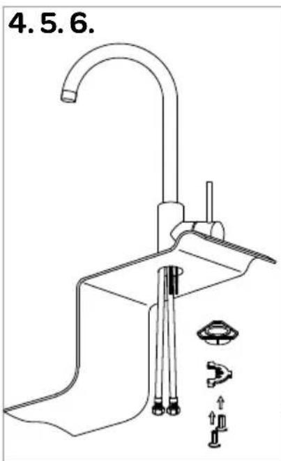 INVENTUM IMK600RVS - Installation der Mischbatterie - 4