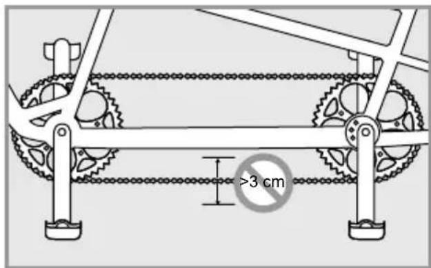 Flyer Gotour5 - Tightening the chain on a Tandem - 3