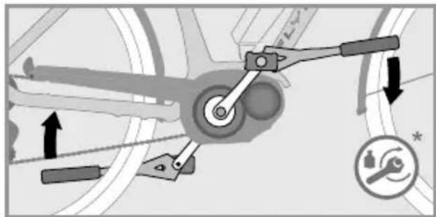 Flyer Gotour5 - Installing pedals - 2