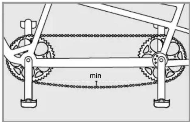 Flyer Gotour5 - Tightening the chain on a Tandem - 2