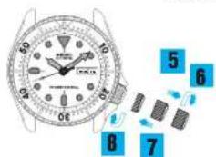SEIKO Prospex SRPB99J1 - Réglage de l'heure/calendrier (4R16/4R36/7S26/7S36) - 2