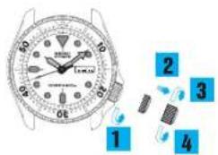 SEIKO Prospex SRPB99J1 - Réglage de l'heure/calendrier (4R16/4R36/7S26/7S36) - 1