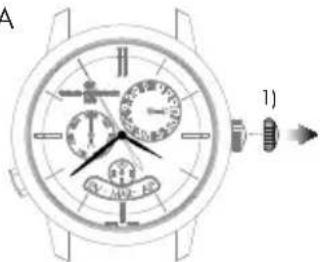 Girard-Perregaux Laureato 80189D52A23252A - Часы и минуты - 2