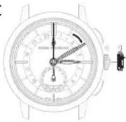 Girard-Perregaux Laureato 80189D52A23252A - Second time zone (local time) - 1