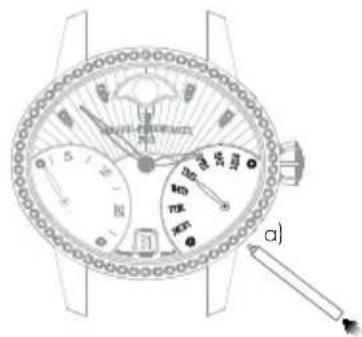 Girard-Perregaux Laureato 80189D11A43111A - Day of the week - 1