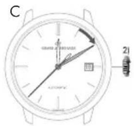 Girard-Perregaux Laureato 80189D11A43111A - Regolazione - 1