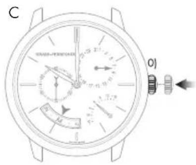 Girard-Perregaux Laureato 80189D11A43111A - Date et mois - 3