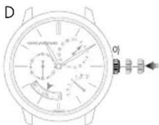 Girard-Perregaux Laureato 80189D11A43111A - Heure et minute - 4