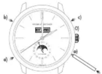 Girard-Perregaux Laureato 80189D11A43111A - Fasi di luna - 1