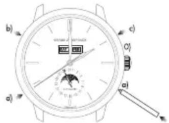 Girard-Perregaux Laureato 8018911431CB4A - Fasi di luna - 1