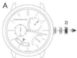 Girard-Perregaux Laureato 8018911431CB4A - Ore e minuti - 1