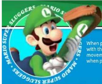 NINTENDO Mario Super Sluggers (Wii) - Holding the Wii Remote Sidewaysu - 2