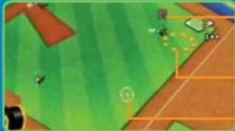 NINTENDO Mario Super Sluggers (Wii) - In-Play Screen - 1