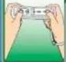 NINTENDO Mario Super Sluggers (Wii) - Sujetando el mando de Wii horizontalmente - 1