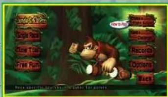 NINTENDO Donkey Kong Barrel Blast (Wii) - MAIN MENU - 1