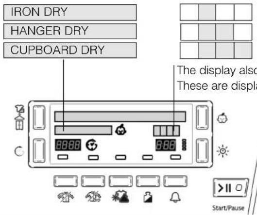 HOTPOINT-ARISTON TCD 751 HA - Dryness levels - 1
