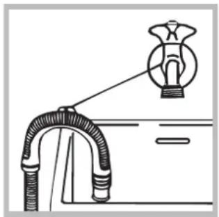HOTPOINT-ARISTON RDPD 107617 JKD EU - Anschluss des Ablaufschlauches - 2