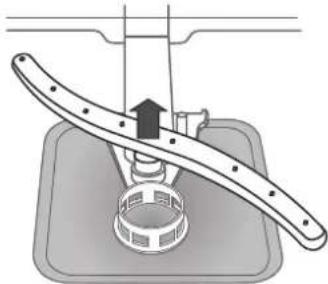 HOTPOINT-ARISTON HIO 3T223 WGF E - NETTOYER LES BRAS D'ASPERSION - 2