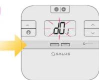 Salus RXRT 510 BC - Mode Installateur - 2
