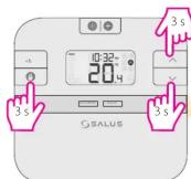 Salus RXRT 510 BC - Mode Installateur - 1