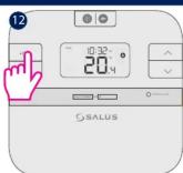 Salus RXRT 510 BC - Appariement du RT510TX avec le contrôleur de la chaudiere/recepteur - 24