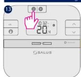 Salus RXRT 510 BC - Appariement du RT510TX avec le contrôleur de la chaudiere/recepteur - 25