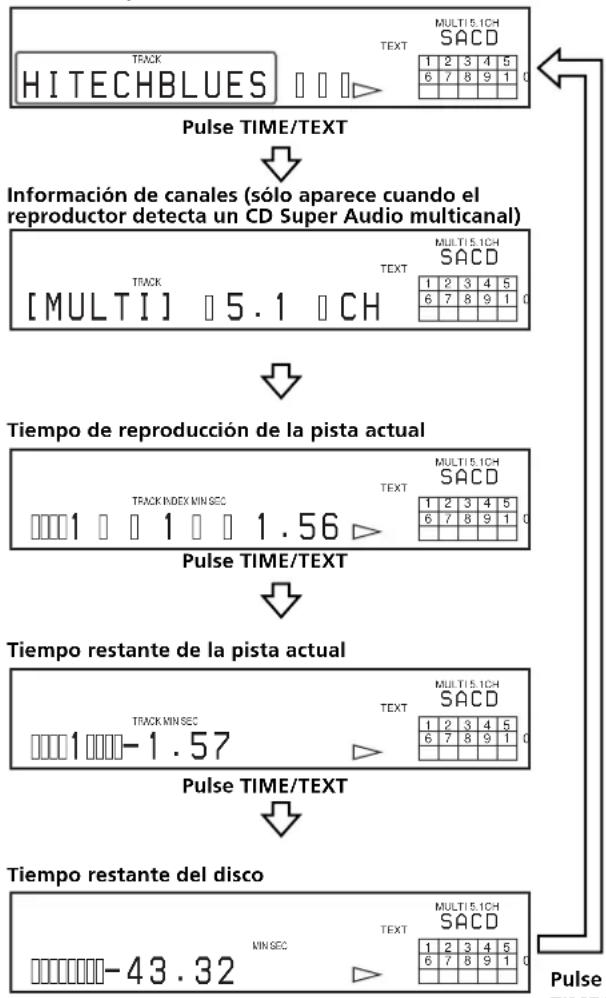 SONY SCDXB770 - - Mientras reproduce un disco - 1