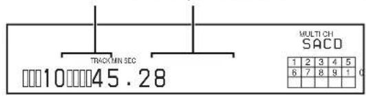 SONY SCDXB770 - Anzeigen von Informationen im Stopmodus - 1