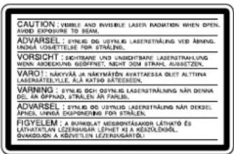 SONY SCDXB770 - WARNING - 2