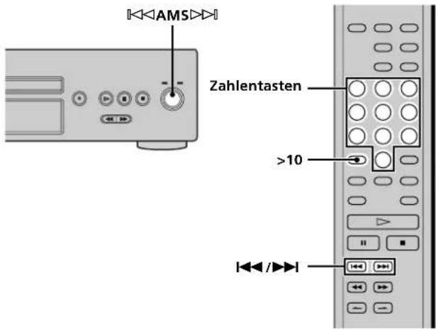 SONY SCDXB770 - Ansteuern eines bestimmten Titels - 1