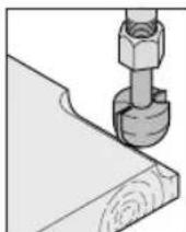 Meister Craft MOF 1300 - Fitting edge fence - 1