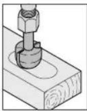 Meister Craft MOF 1300 - Réglage de la butée de profondeur - 1