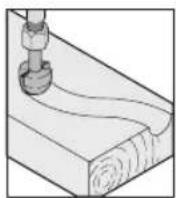 Meister Craft MOF 1300 - Routing free-hand shapes - 1