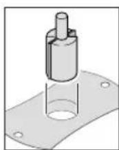 Meister Craft MOF 1300 - Kopieerhuls monteren - 2