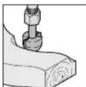 Meister Craft MOF 1300 - Fitting curve fence - 1