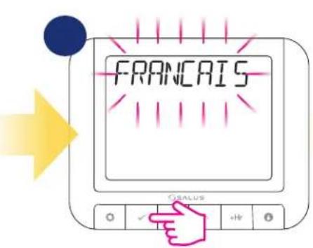 Salus RT 520 RF - Langue - 5
