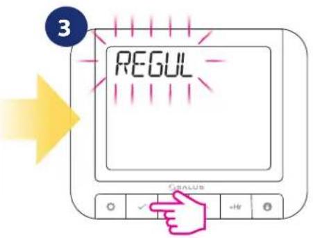 Salus RT 520 RF - Réglages de régulation et de chauffage/refroidissement - 3